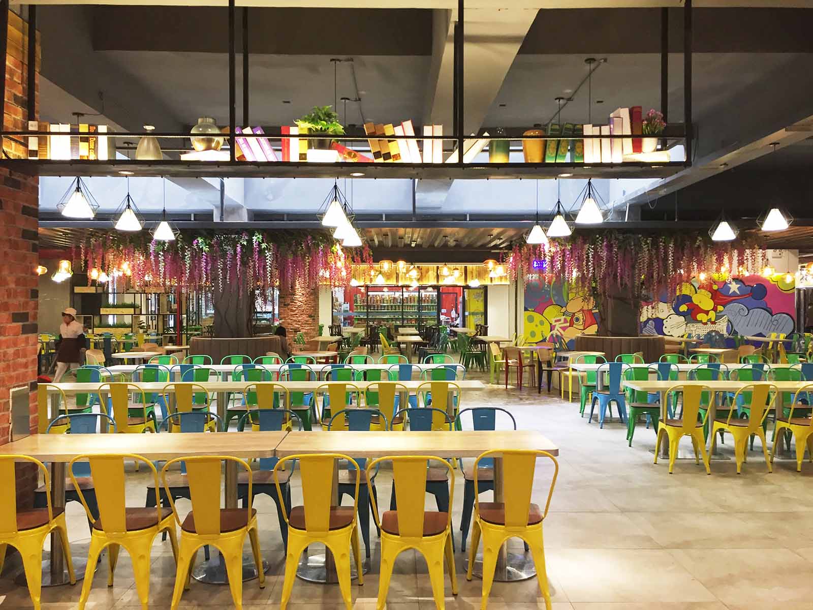 复古学院风食堂效果图