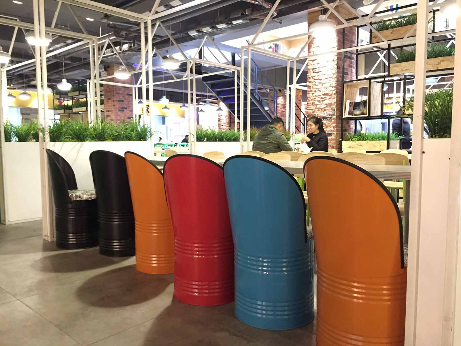 复古学院风食堂效果图