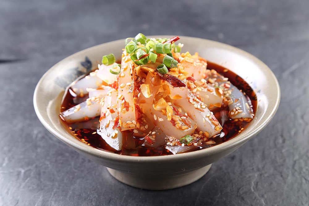 凉拌绿豆粉
