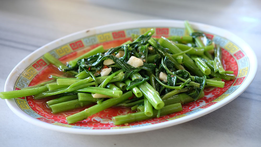 炝炒空心菜